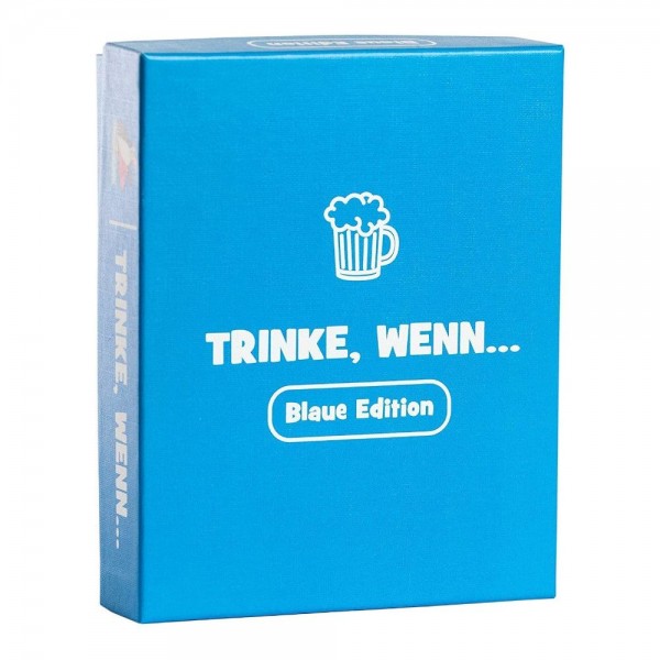 Trinkspiel "TRINKE, WENN... (Blaue Edition)"