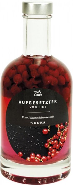 Aufgesetzter Rote Johannisbeere 0,35l Nocturne-Flasche