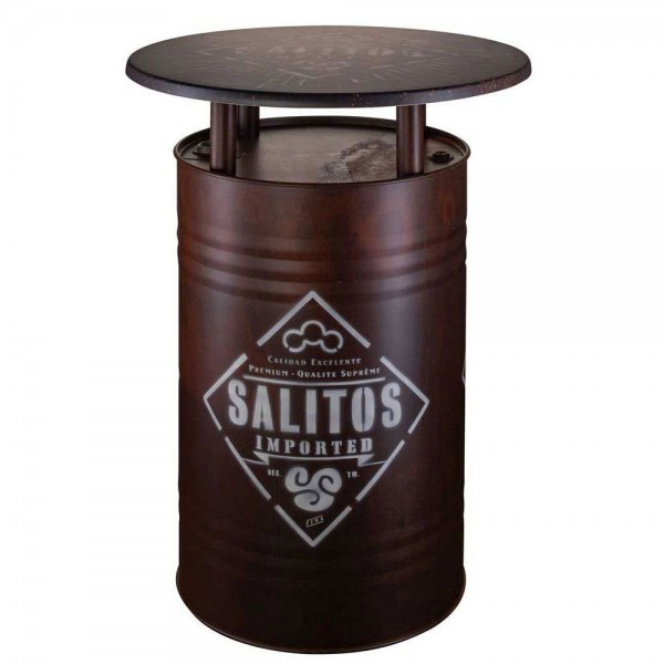 Salitos "Rusty" Barrel inkl. Tischplatte