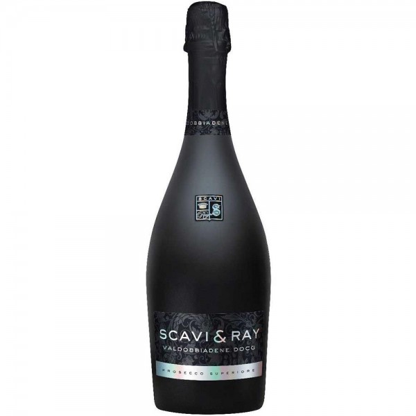 SCAVI & RAY Prosecco Superiore Valdobbiadene DOCG matt-schwarz 0,75l